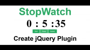 Create Stopwatch using JavaScript