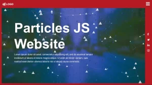 Make a website with Particle JS  |  How to use Particles.js in Website