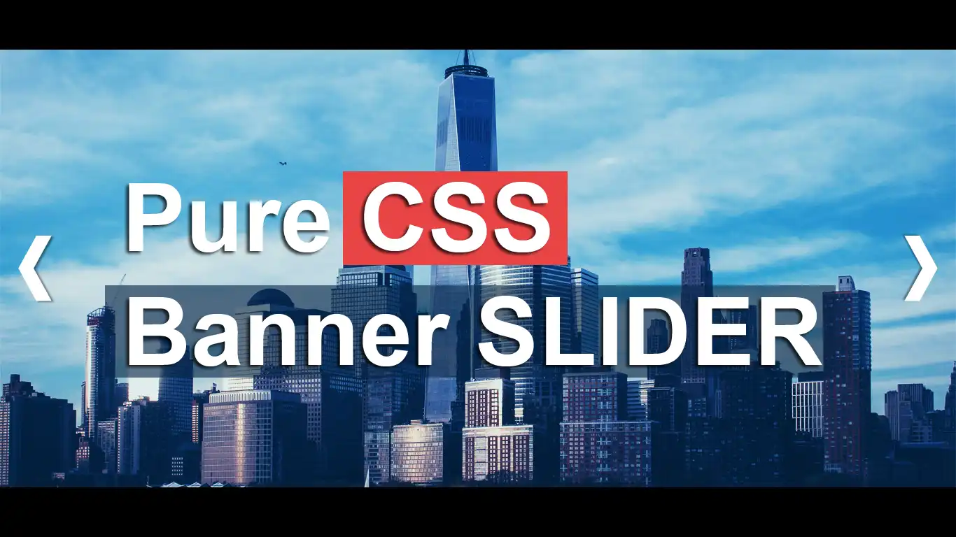 Banner Image Slider using only HTML and CSS