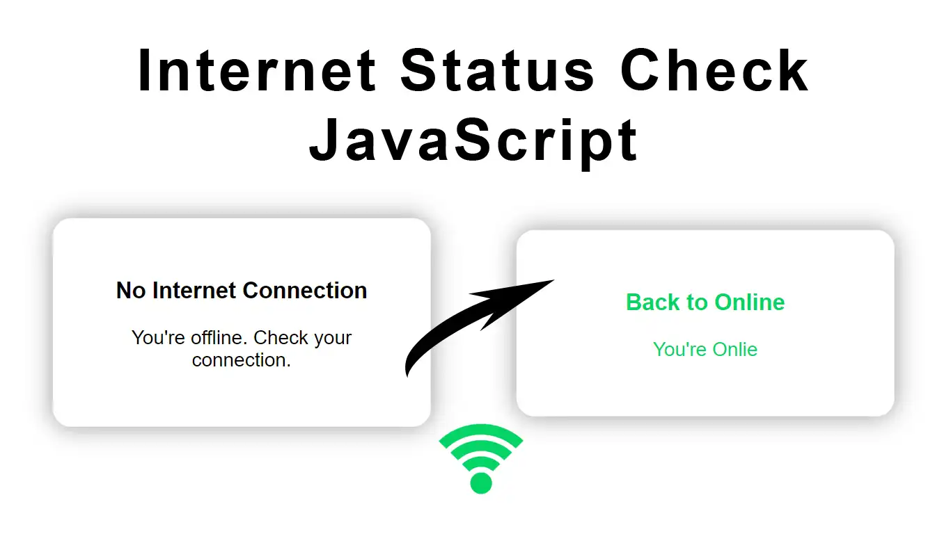 Internet Status Check Using JavaScript