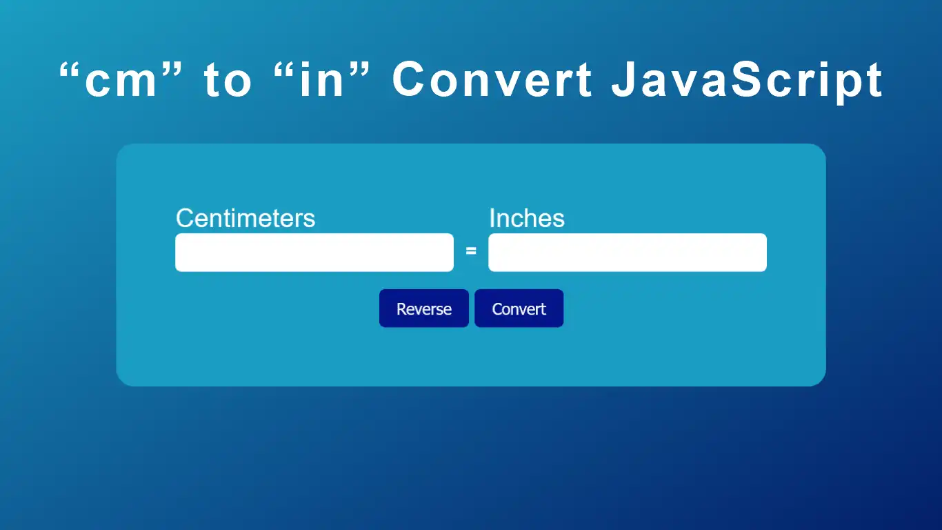 Best way to create length convertor using JavaScript.