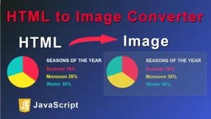 How to create HTML To Image Converter using JavaScript