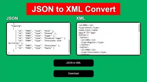 How to convert JSON to XML using JavaScript